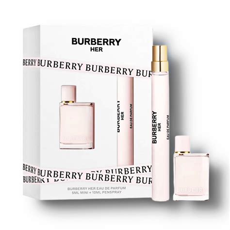 burberry perfume gift set for her|Burberry Her perfume mini set.